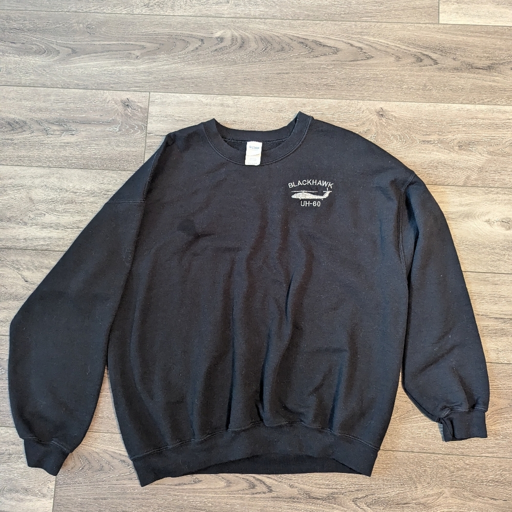 Blackhawk UH-60 Black Men's Hoodie Sweatshirt Sweater XL Extra Large